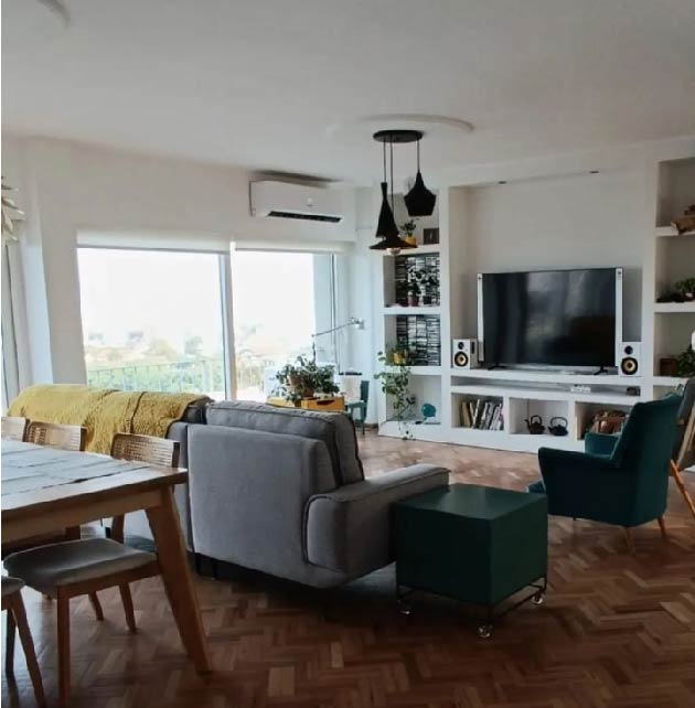 Living de la casa antes de Home Sapiens